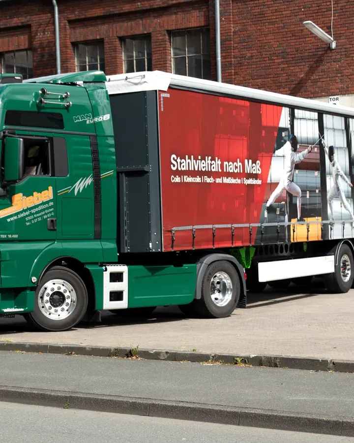Lkw-Beschriftung