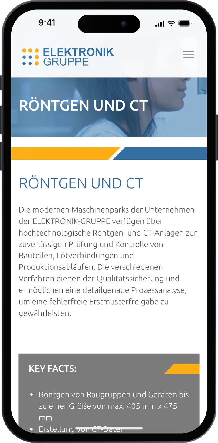 Elektronik-Gruppe – Röntgen & CT auf dem Smartphone