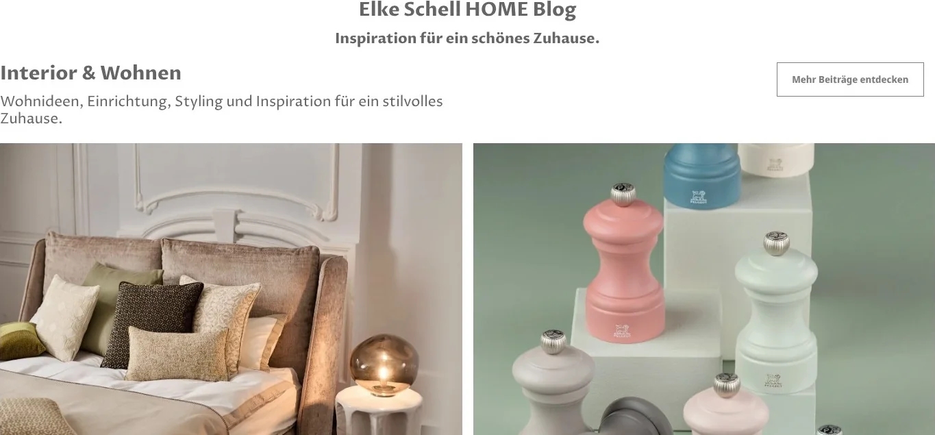 Blog von Elke Schell HOME mit Beiträgen zu Interior und Wohnen