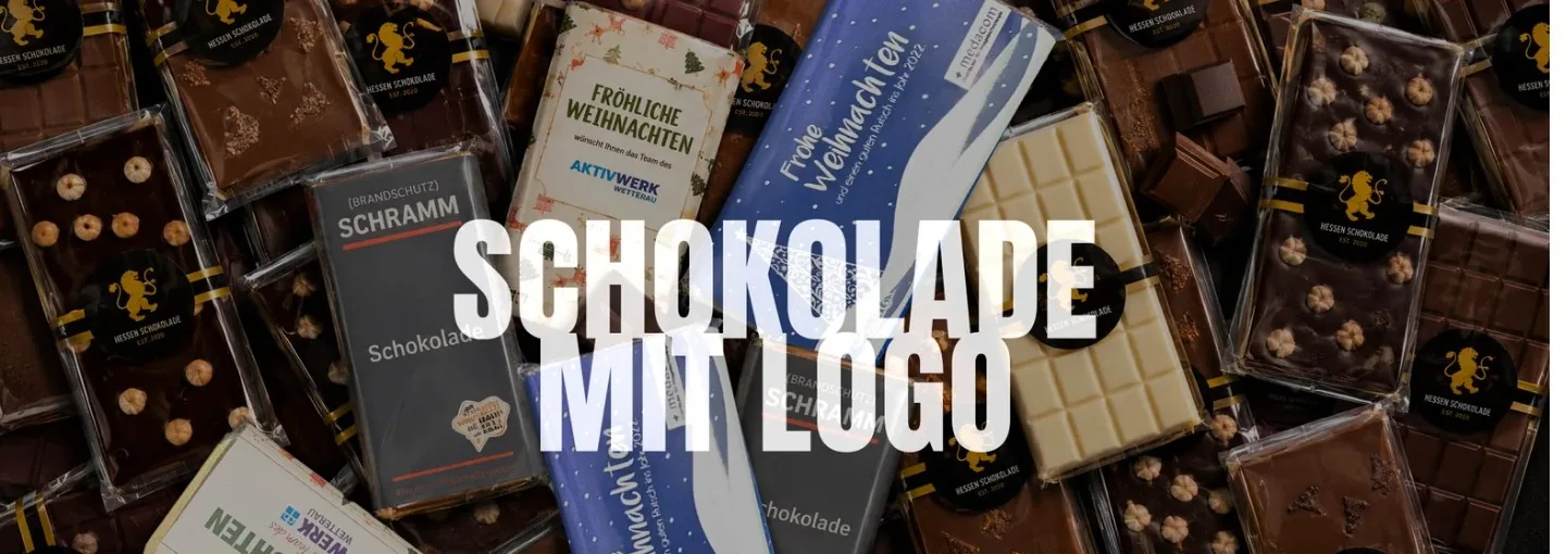 Schokolade mit Logo