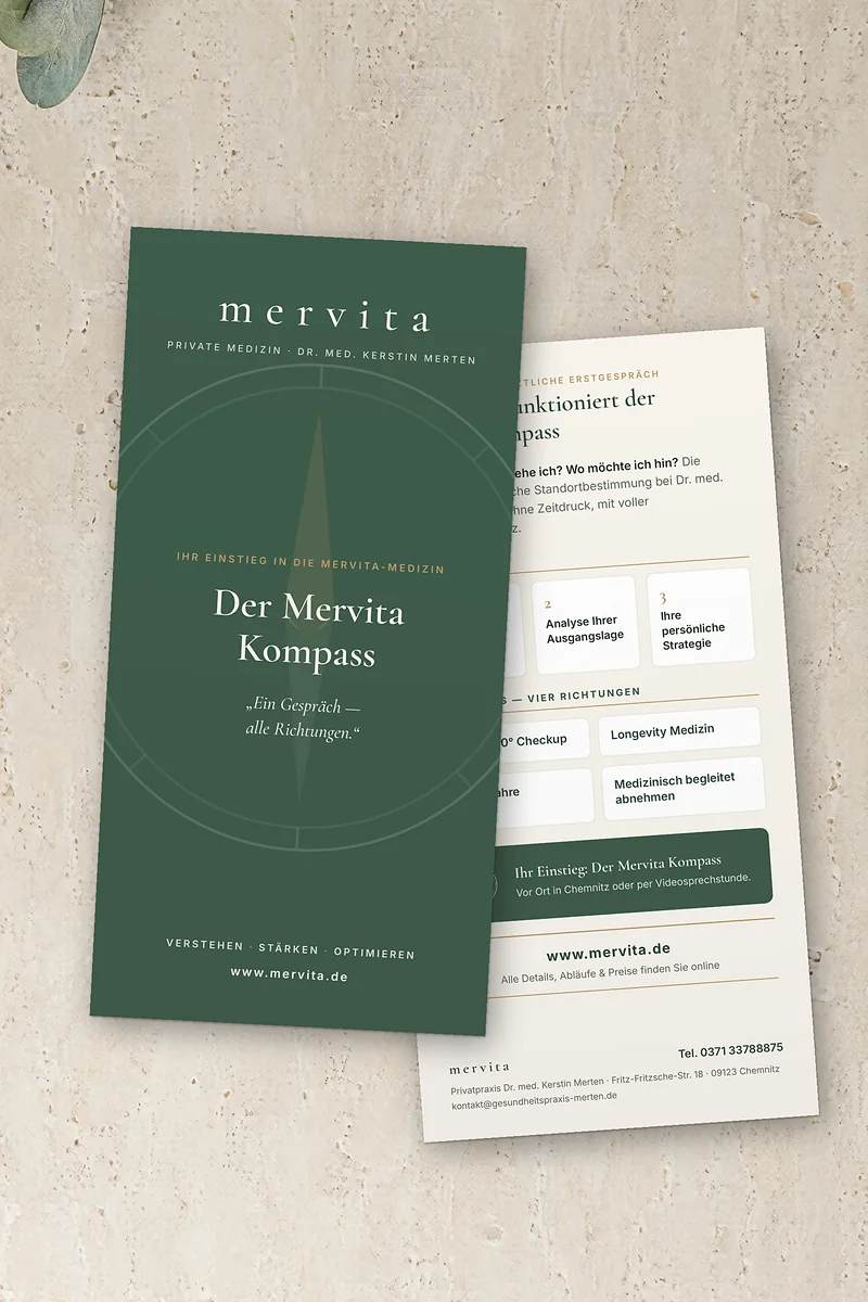 Referenz merVita: Marke, Website, Infokarten & Social Media