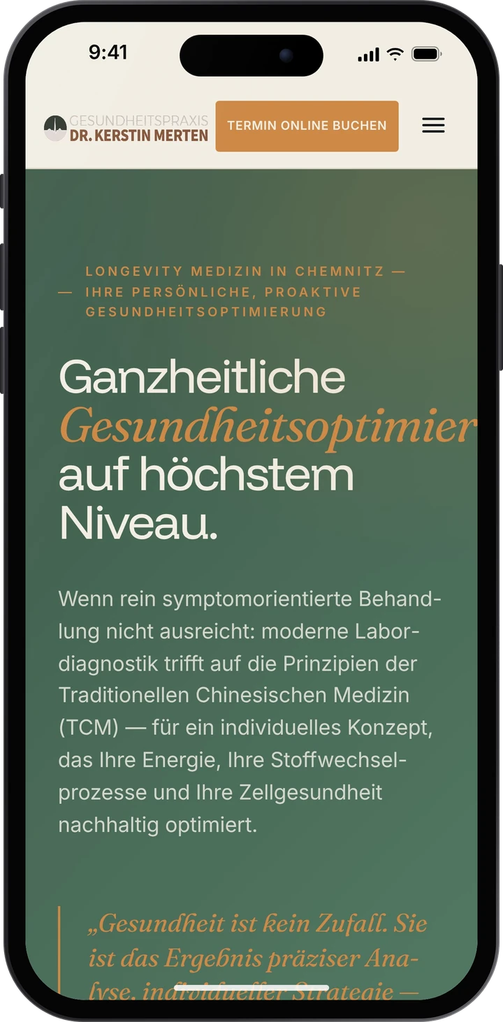 merVita – Longevity auf dem Smartphone