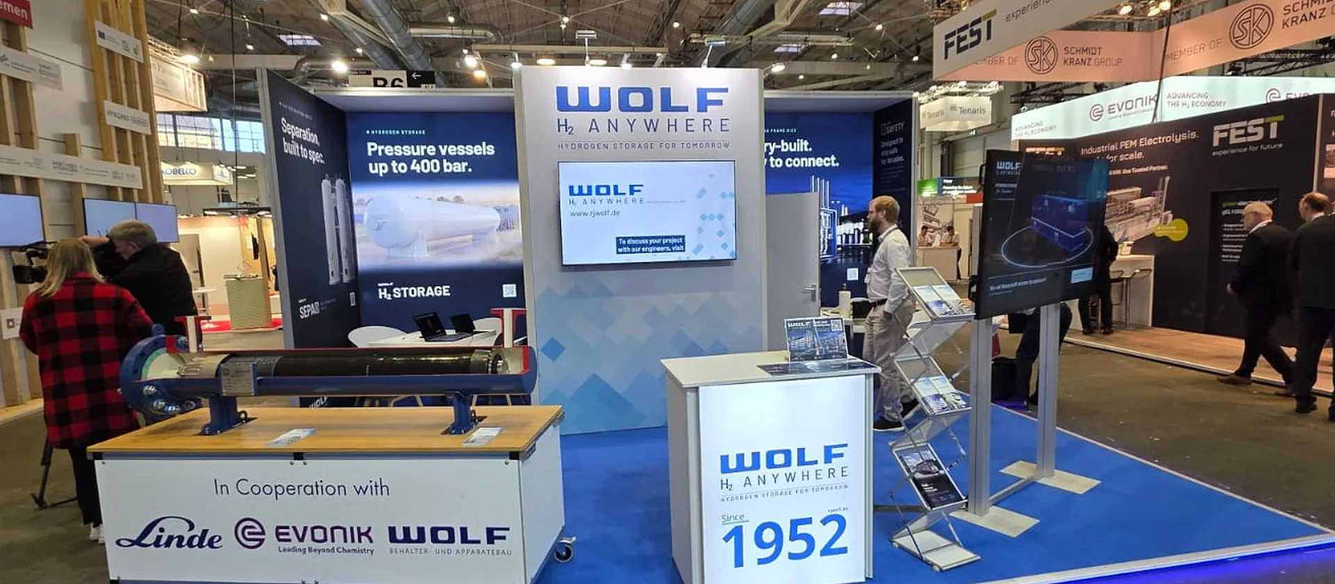 WOLF H₂ ANYWHERE – Messe, Marke, Touch-App & Microsite