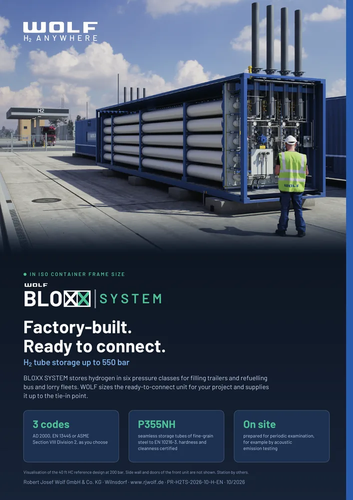 Prospektseite BLOXX SYSTEM bis 550 bar: Titel