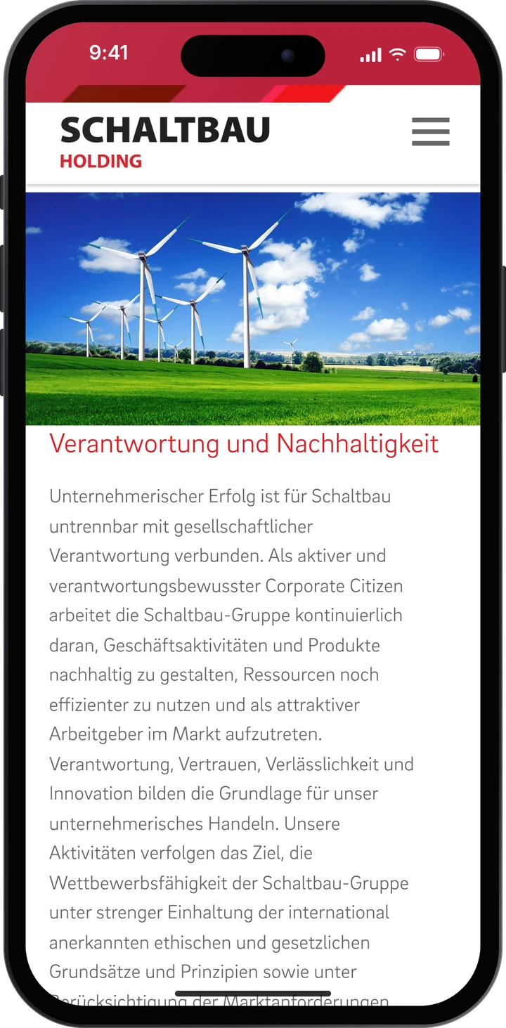 Schaltbau Holding – Verantwortung auf dem Smartphone