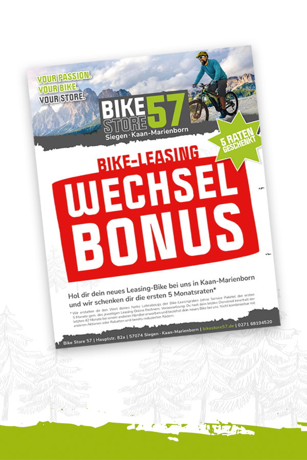 BIKEStore57 – Markenauftritt von der Werbeagentur hype.media in Siegen – Ansicht 2