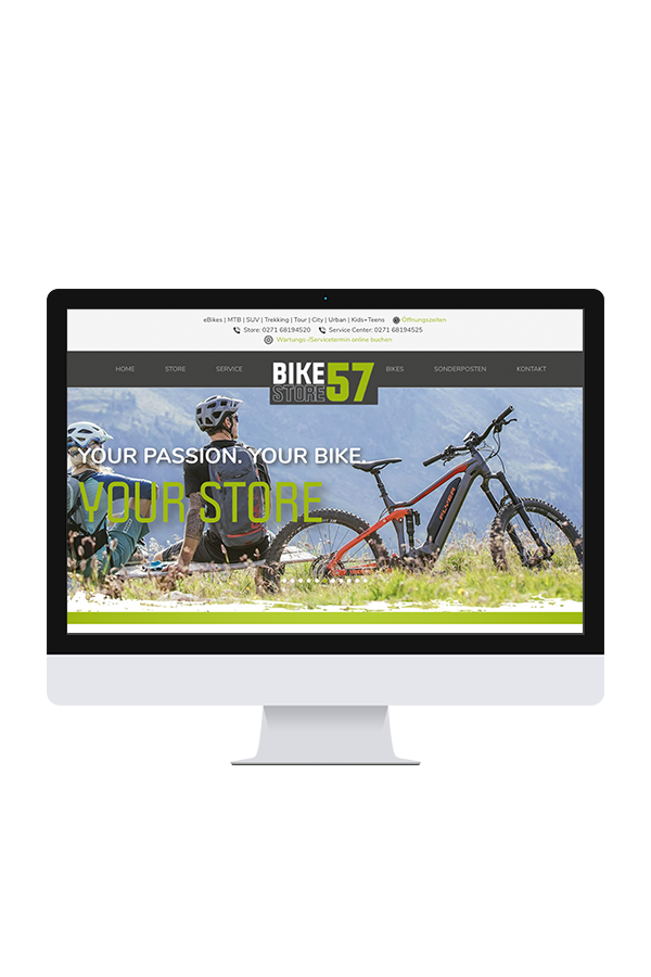 BIKEStore57 – Projekteinblick der Digitalagentur hype.media
