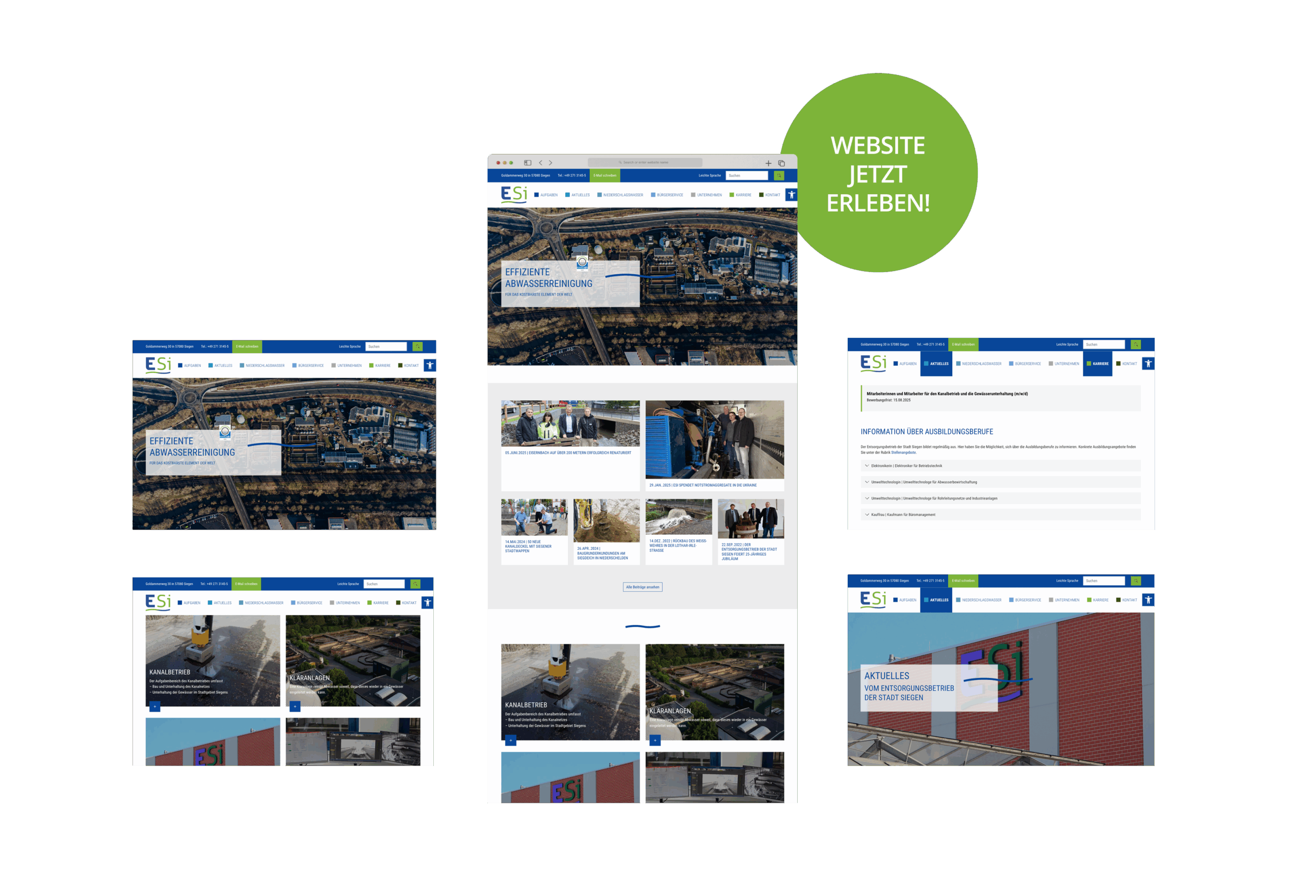 ESi Siegen &ndash; Webdesign Siegen: Website & Screendesign von der Digitalagentur hype.media