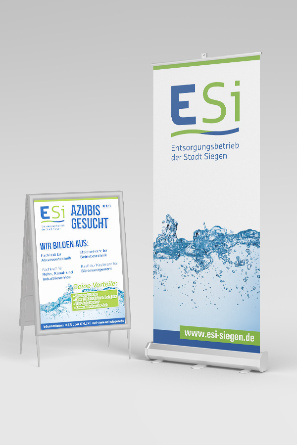 ESi Siegen &ndash; Gestaltungsdetail &ndash; Projekt der Werbeagentur Butzbach (hype.media) &ndash; Ansicht 2