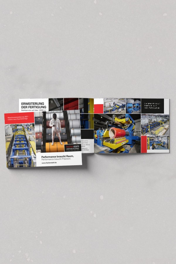 FISCHER STAHL – Corporate Design aus Siegen, realisiert von hype.media