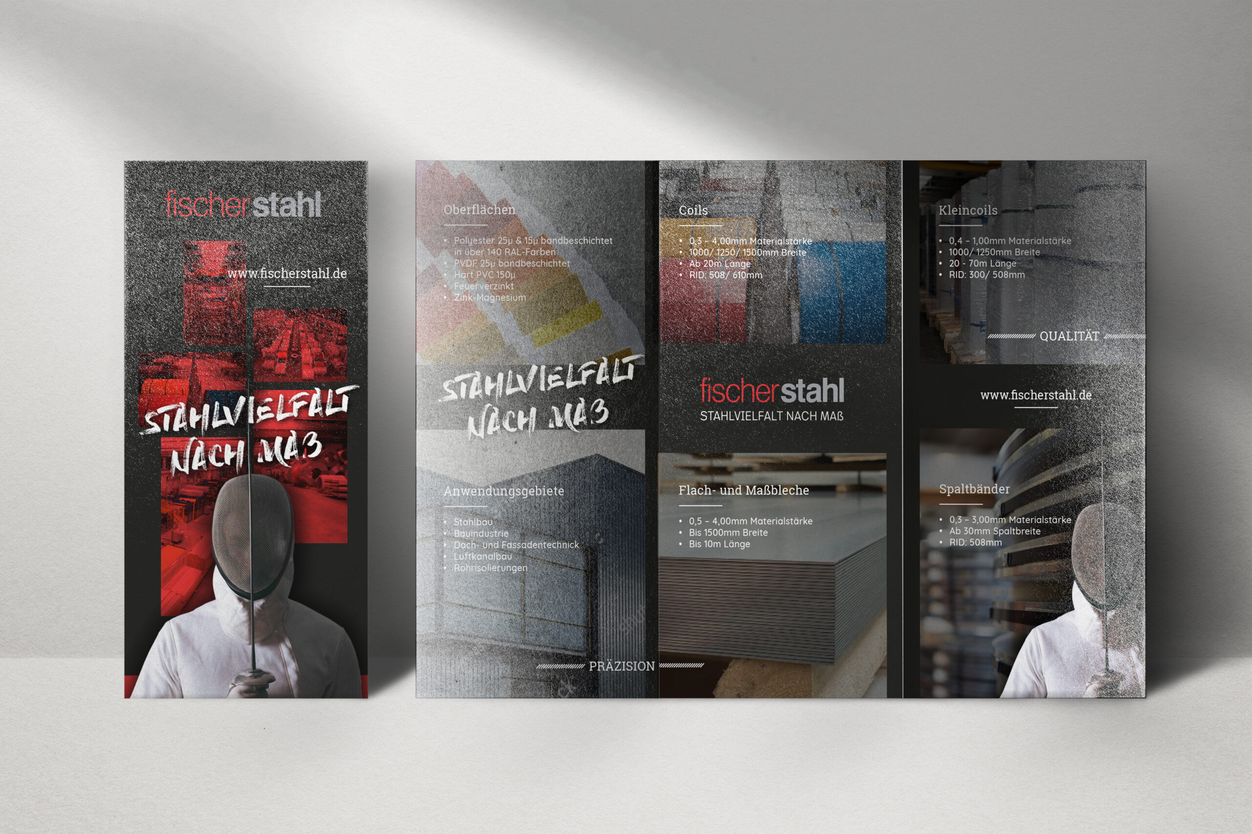 FISCHER STAHL – Designbeispiel aus dem Projekt der Agentur hype.media – Ansicht 2