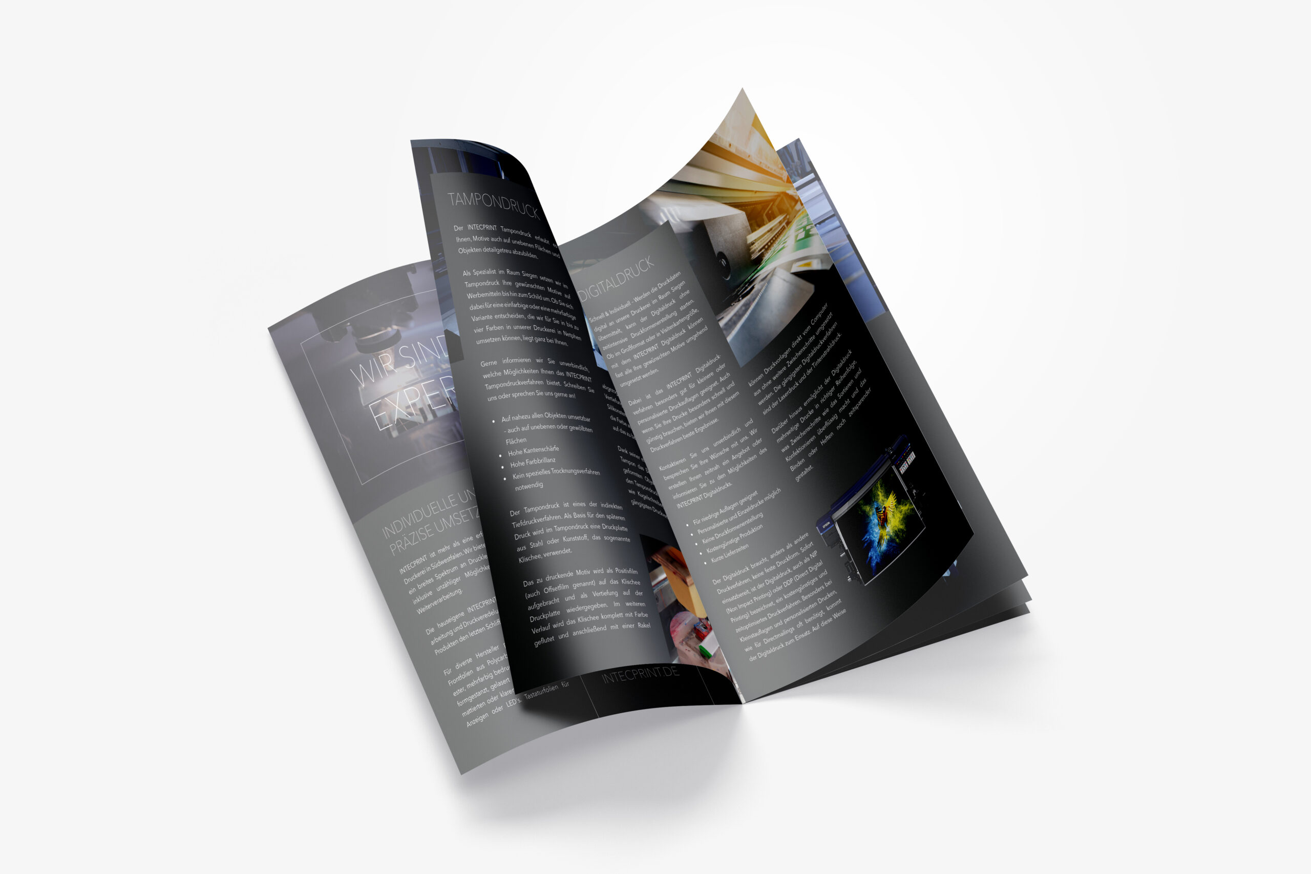 INTECPRINT – Projekteinblick der Digitalagentur hype.media – Ansicht 2