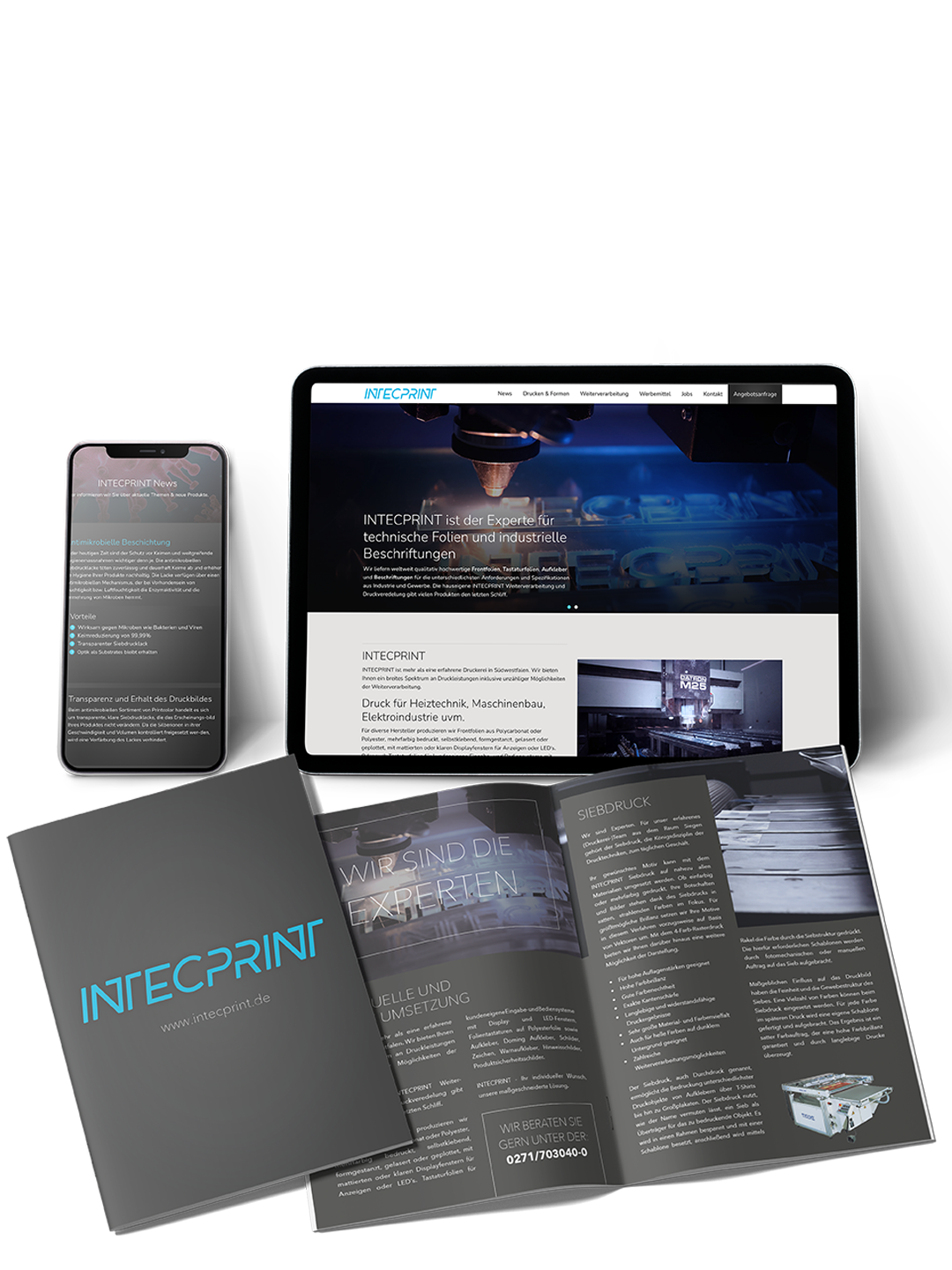 INTECPRINT – Markenauftritt von der Werbeagentur hype.media in Siegen