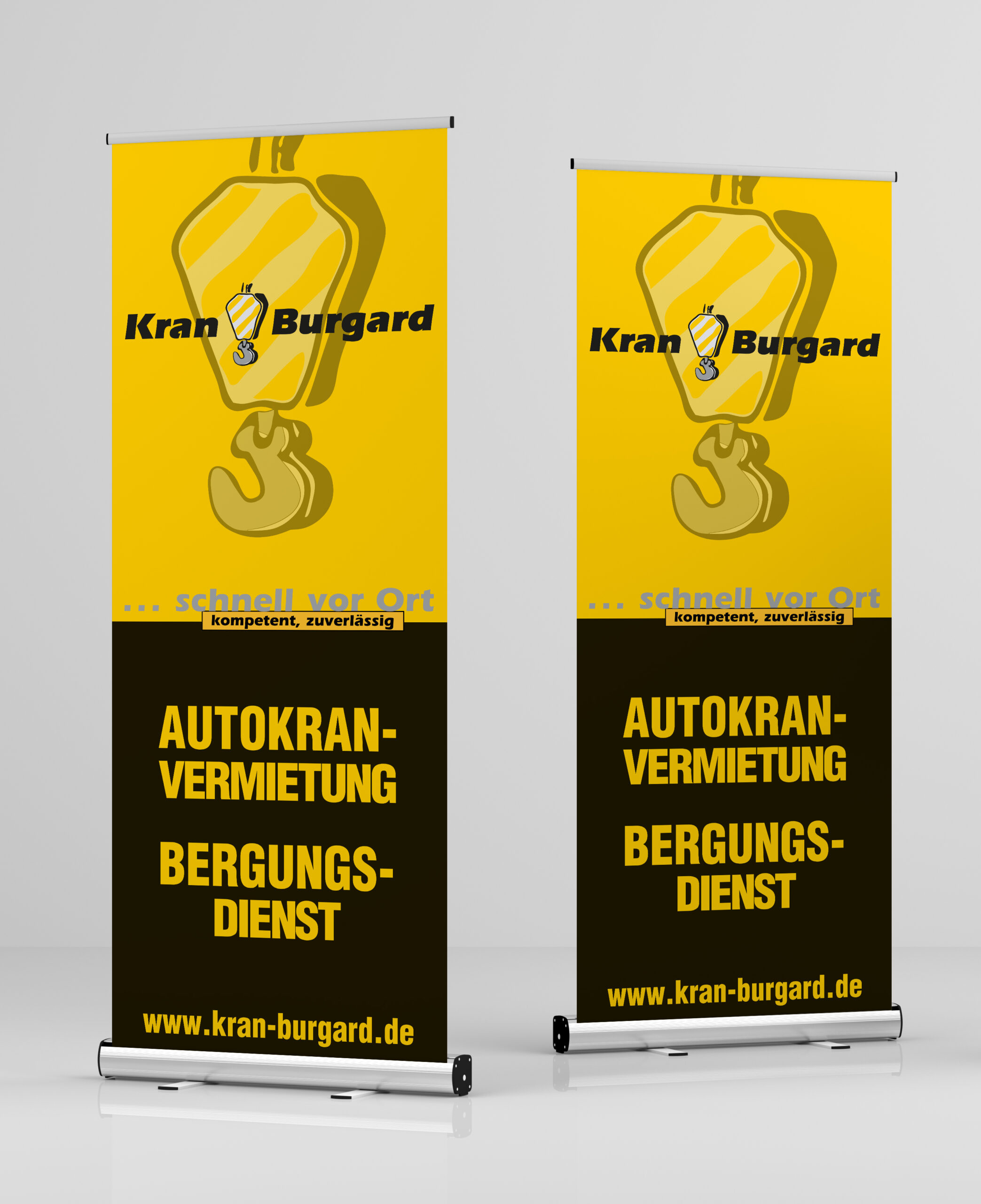 Kran Burgard &ndash; Corporate Design aus Siegen, realisiert von hype.media