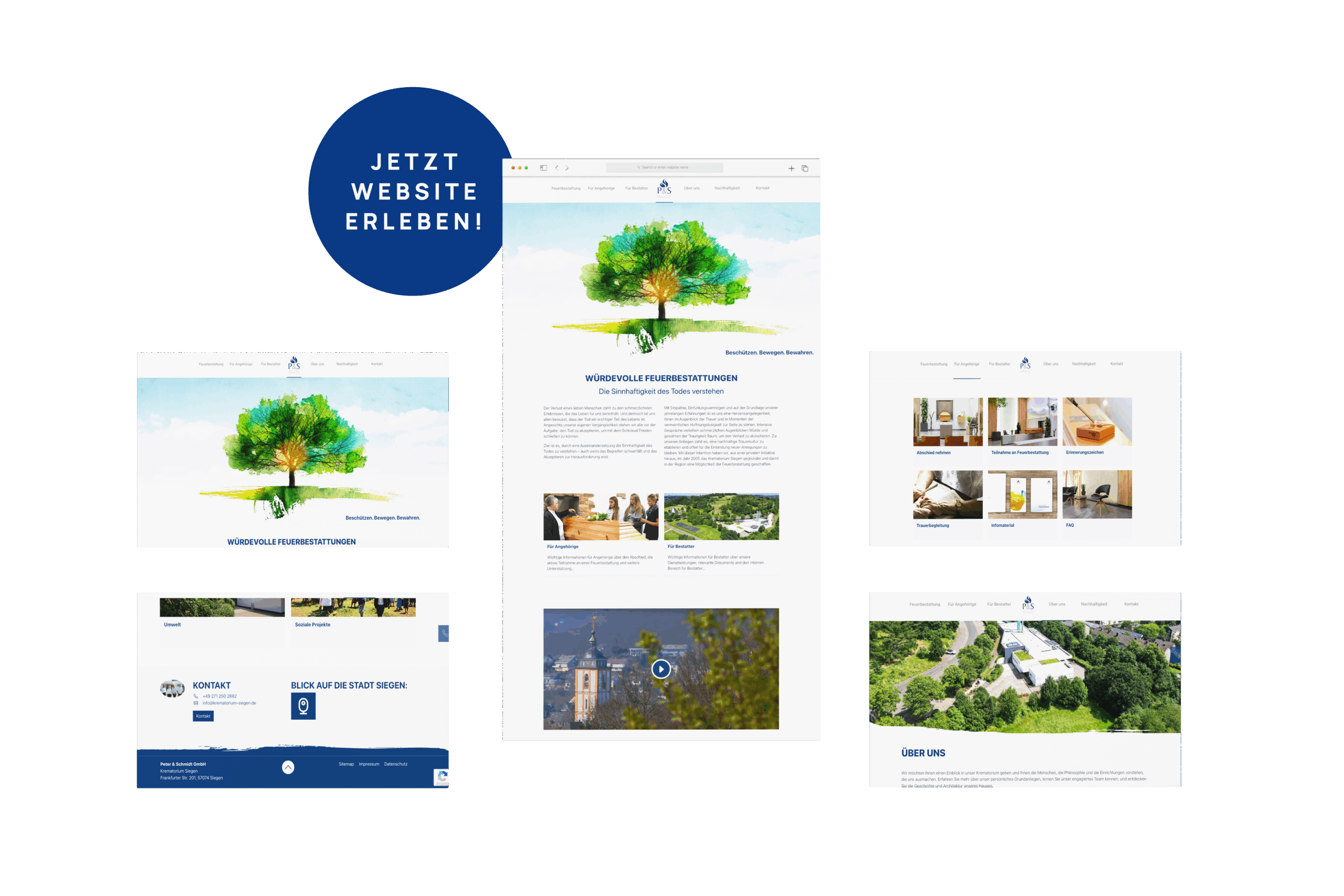 Krematorium – Webdesign Siegen: Website & Screendesign von der Digitalagentur hype.media