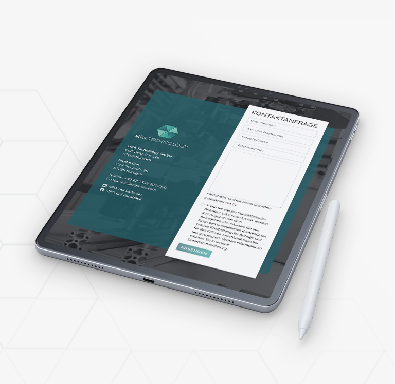 MPA Technology &ndash; Corporate Design aus Siegen, realisiert von hype.media