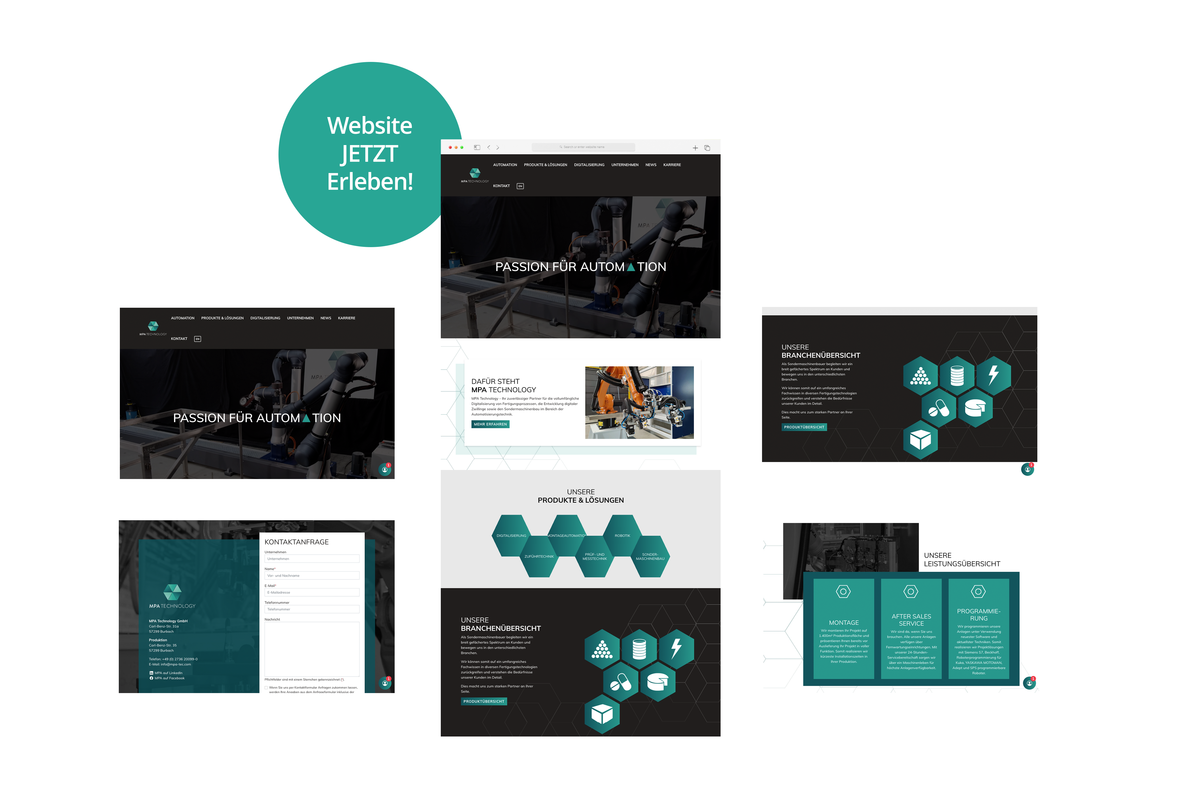 MPA Technology &ndash; Webdesign Siegen: Website & Screendesign von der Digitalagentur hype.media