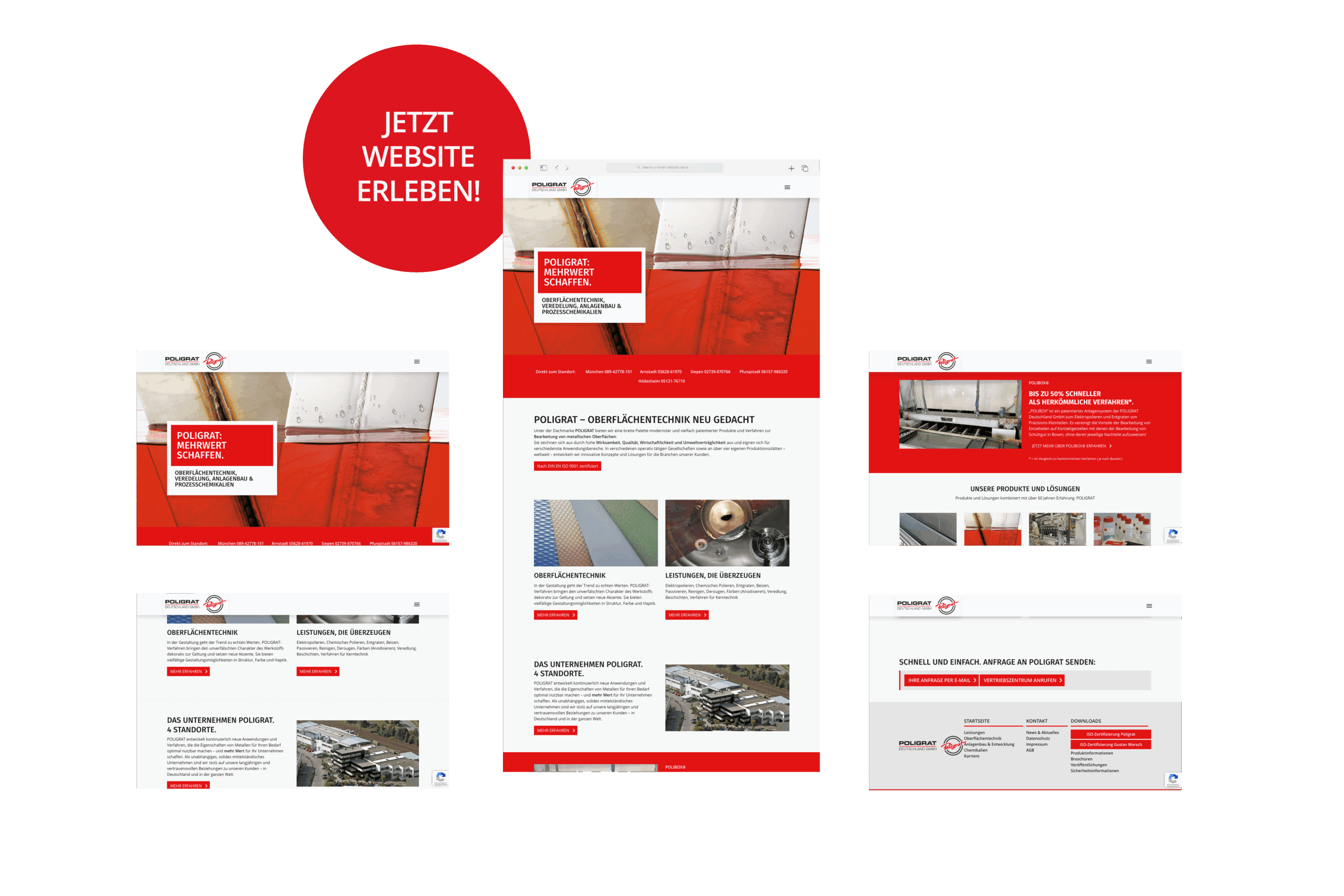 Poligrat &ndash; Webdesign Siegen: Website & Screendesign von der Digitalagentur hype.media