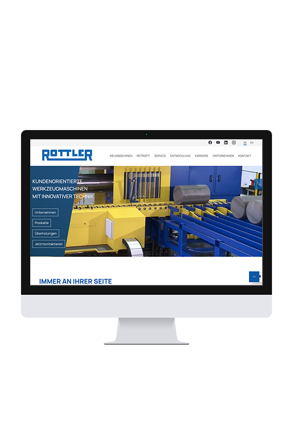 Rottler &ndash; Gestaltungsdetail &ndash; Projekt der Werbeagentur Butzbach (hype.media)