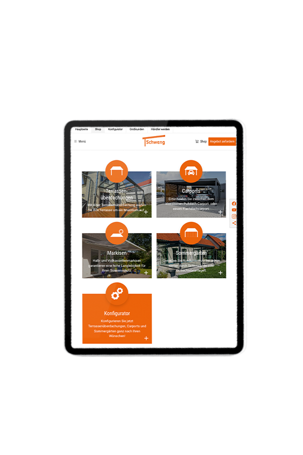 Schweng – Designbeispiel aus dem Projekt der Agentur hype.media