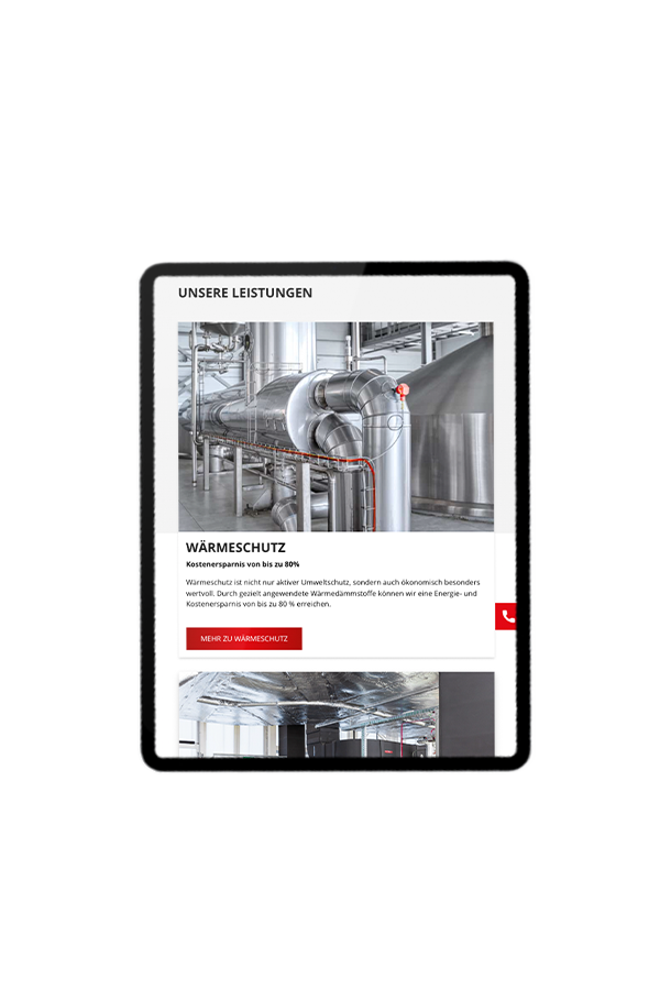 Stiegler &ndash; Designbeispiel aus dem Projekt der Agentur hype.media