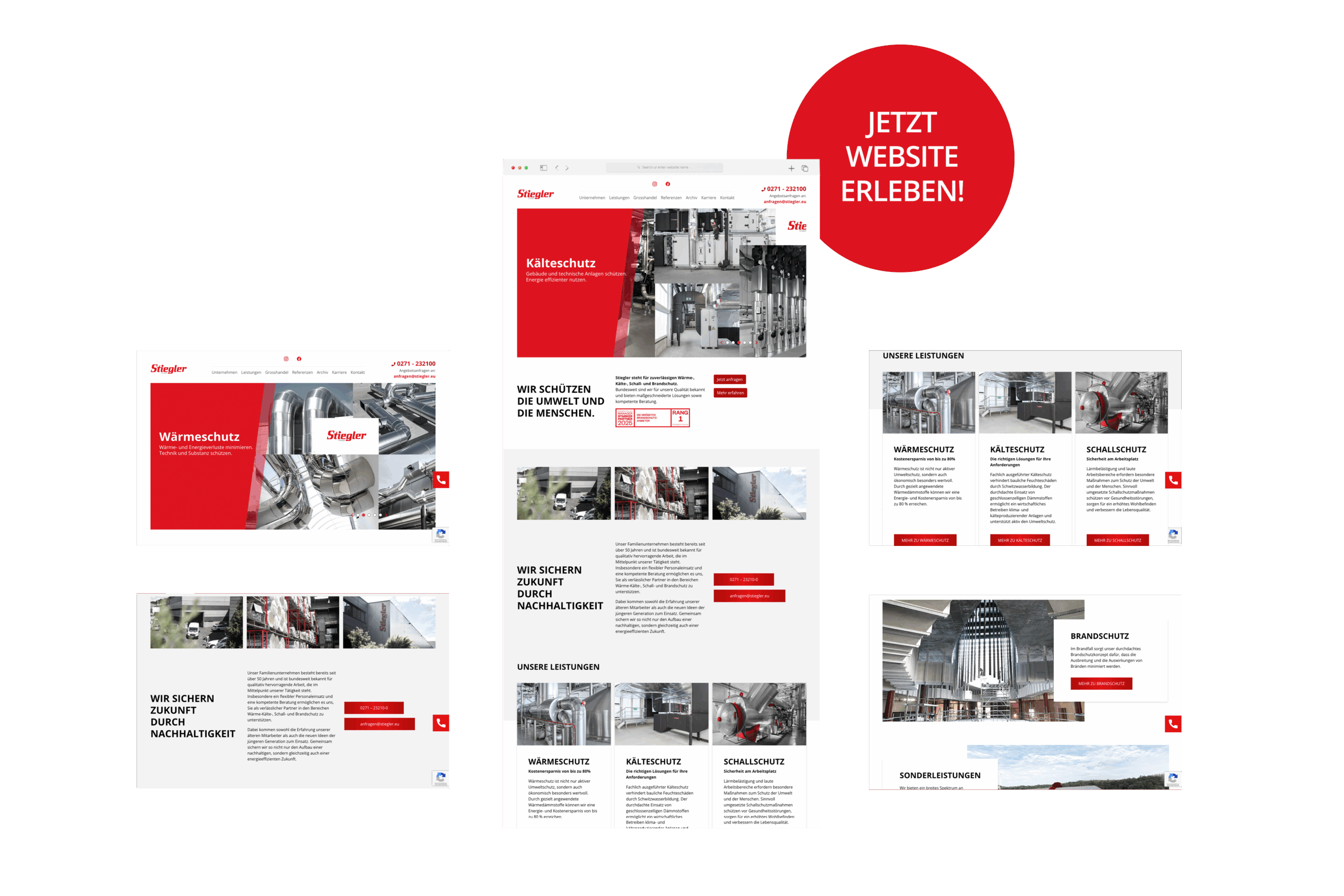 Stiegler &ndash; Webdesign Siegen: Website & Screendesign von der Digitalagentur hype.media